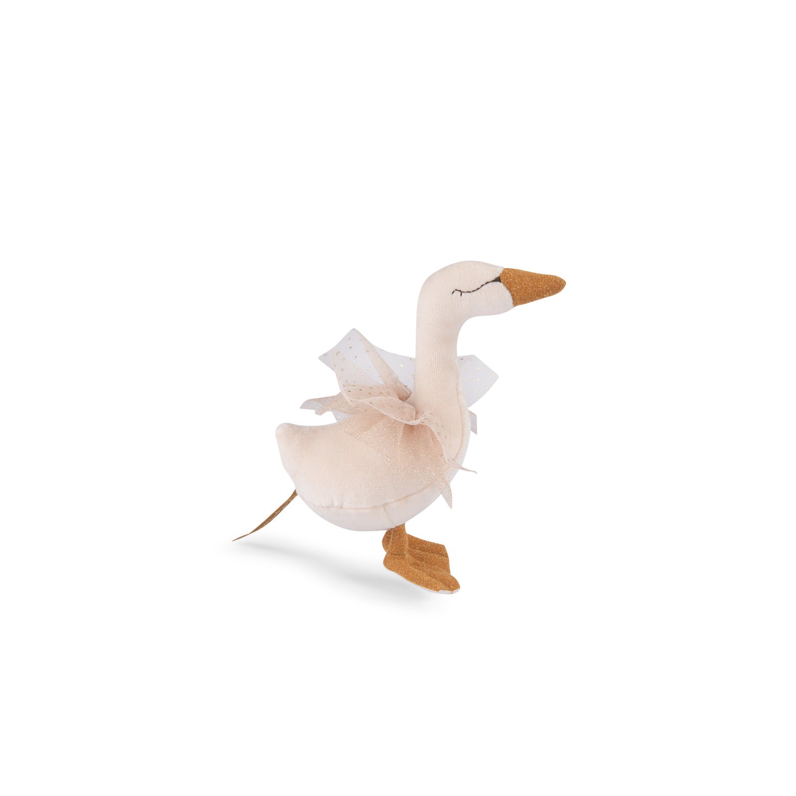 Cream swan rattle