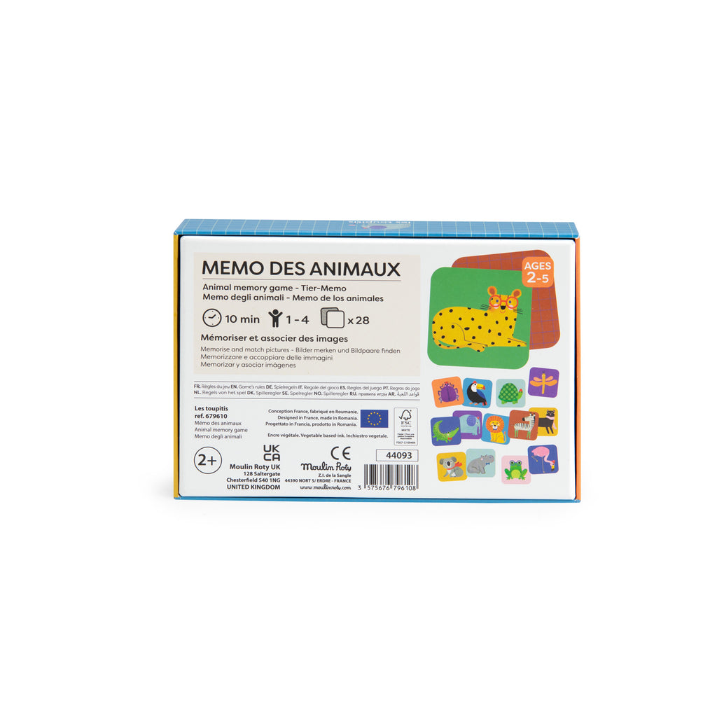 Juego Memoria (animalitos)