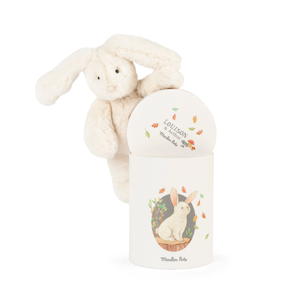 Louison rabbit doll in box