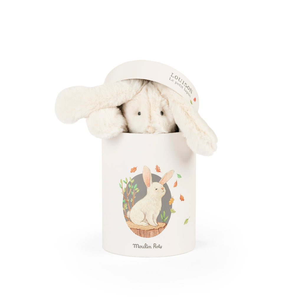 Louison rabbit doll in box