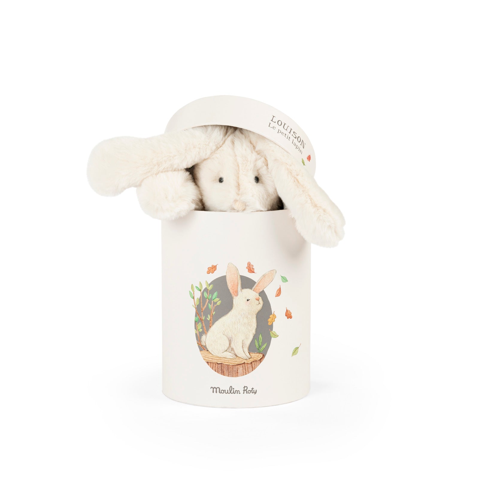 Louison rabbit doll in box