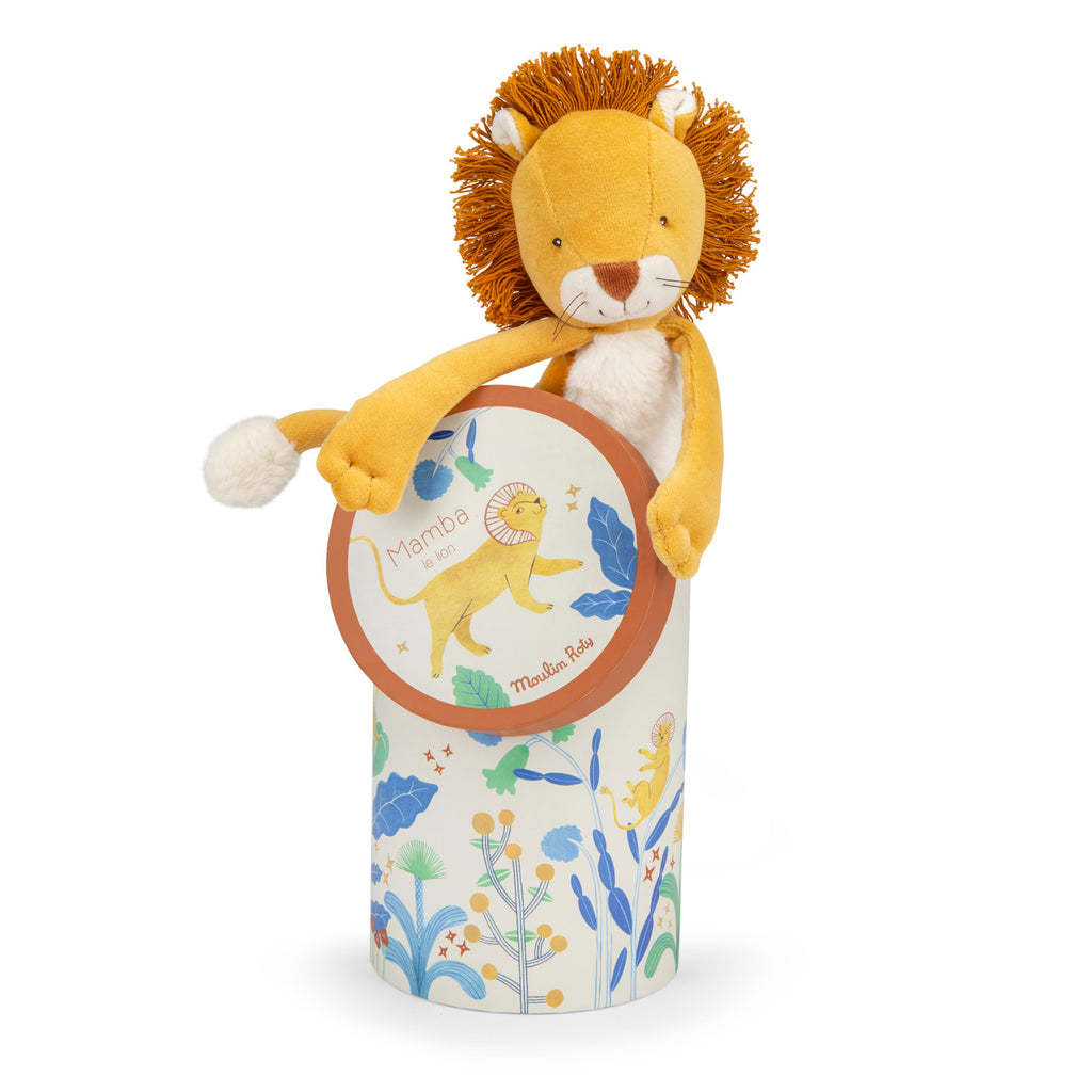 Mamba lion doll in box