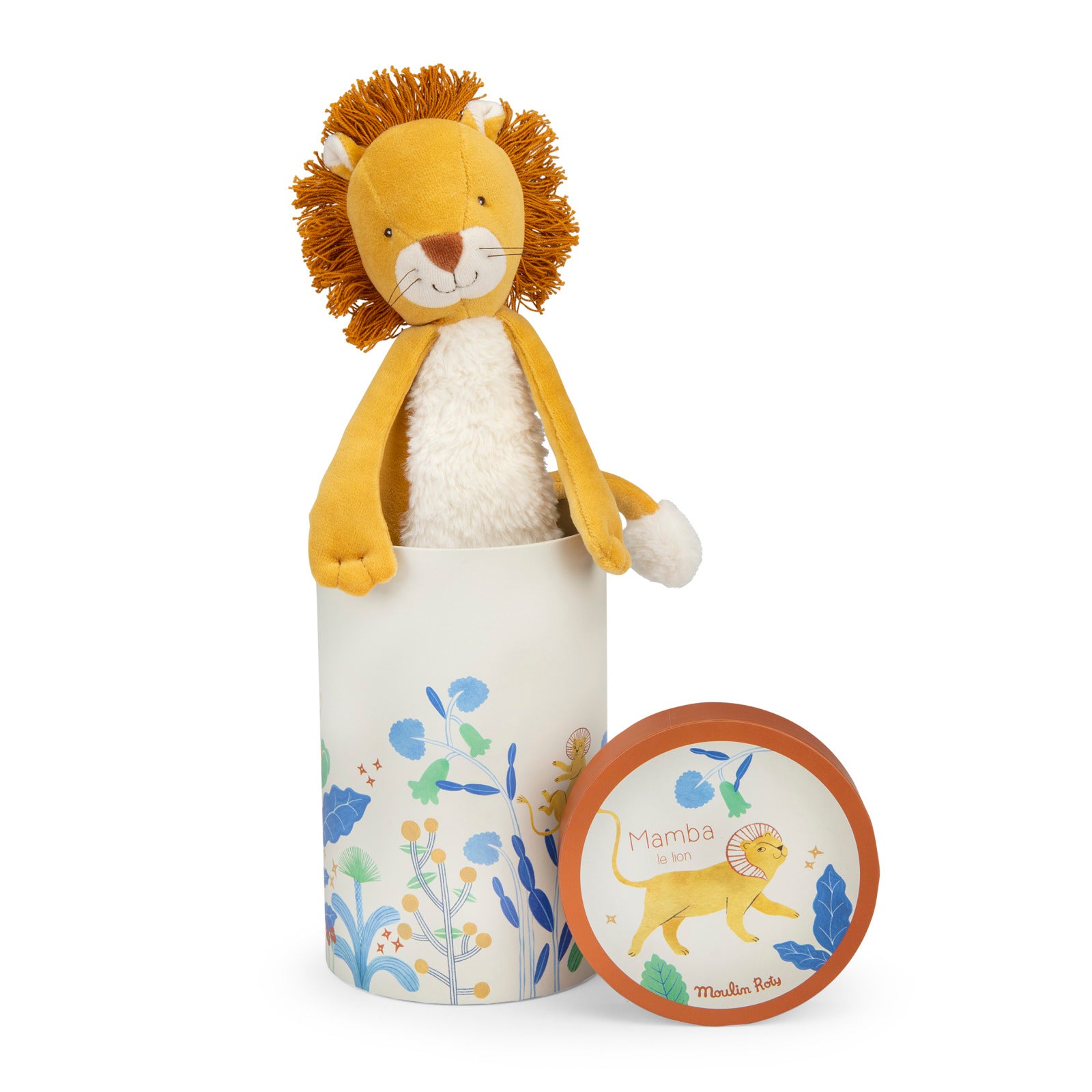 Mamba lion doll in box